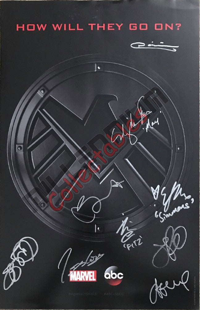 SDCC 2018 Exclusive Autographed Poster - Marvel: Agents of SHIELD