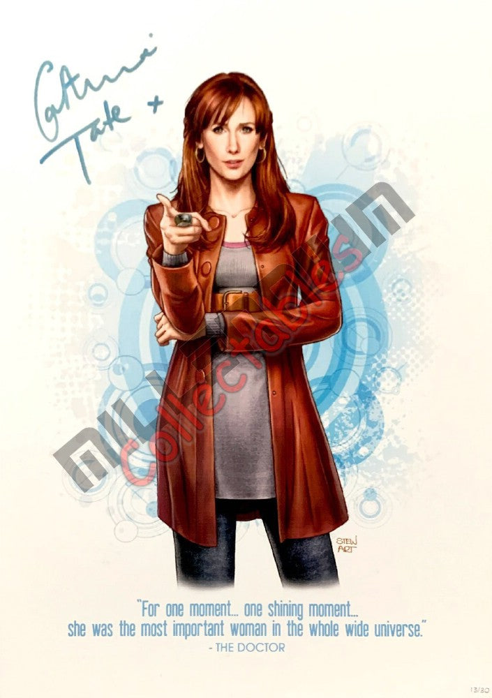 Catherine Tate - Stewart McKenny Signed Print