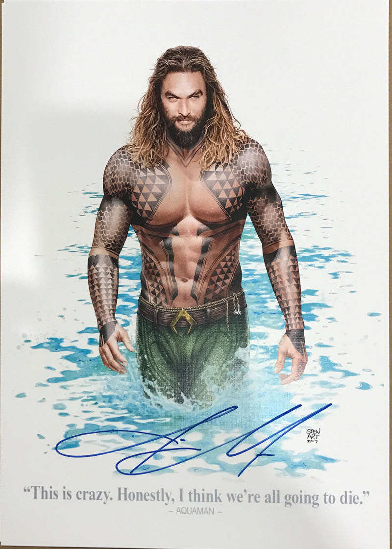 Stewart McKenny Print - Aquaman - Jason Momoa