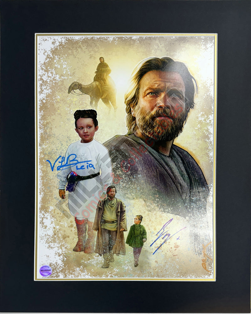 Jason Palmer Art Print (metallic) - Ewan McGregor & Vivien Lyra Blair