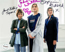 Jodie Whittaker & Janet Fielding & Sophie Aldred