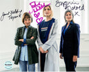 Jodie Whittaker & Janet Fielding & Sophie Aldred