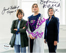 Jodie Whittaker & Janet Fielding & Sophie Aldred