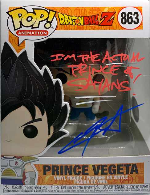 POP Vinyl - Dragonball Z - Prince Vegeta (863) - Christopher Sabat