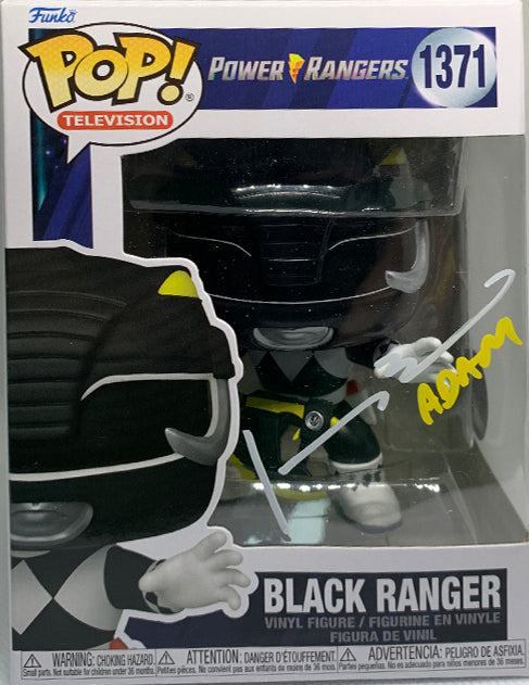 POP Vinyl - Power Rangers - Black Ranger (1371) - Johnny Yong Bosch