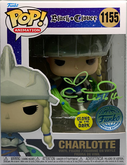 POP Vinyl - Black Clover - Charlotte (GITD) (1155) - Colleen Clinkenbeard