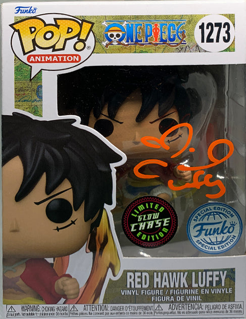 POP Vinyl - One Piece - Red Hawk Luffy (GITD CHASE) (1269) - Colleen Clinkenbeard