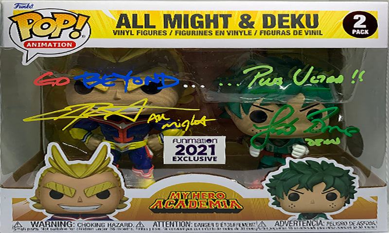 POP Vinyl - My Hero Academia - All Might & Deku (Funimation 2021) - Christopher Sabat & Justin Briner