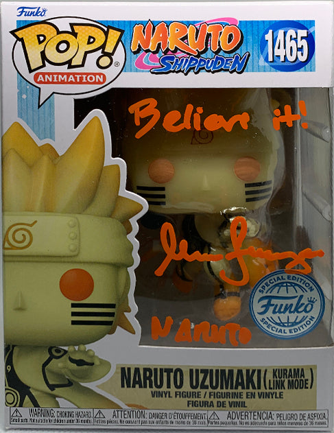 POP Vinyl - Naruto Shippuden - Naruto Uzumaki (Kurama Link Mode) (1465) - Maile Flanagan