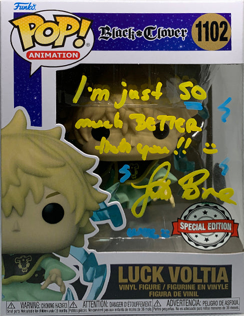 POP Vinyl - Black Clover - Luck Voltia (1102) - Justin Briner