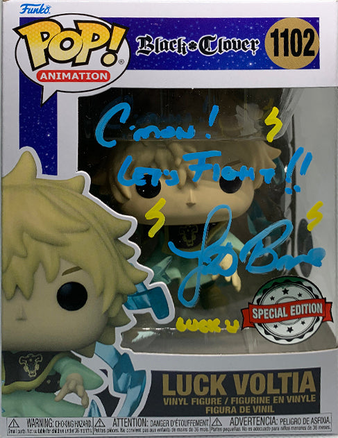 POP Vinyl - Black Clover - Luck Voltia (1102) - Justin Briner