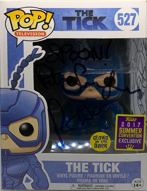 POP Vinyl - The Tick - The Tick (GITD) (527) (2017 Summer Exclusive) - Patrick Warburton