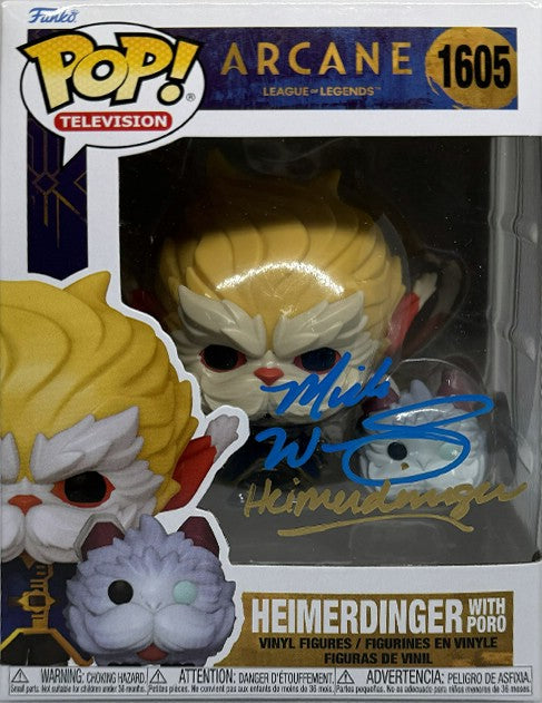 POP Vinyl - Arcane - Heimerdinger with Poro (1605) POP - Mick Wingert