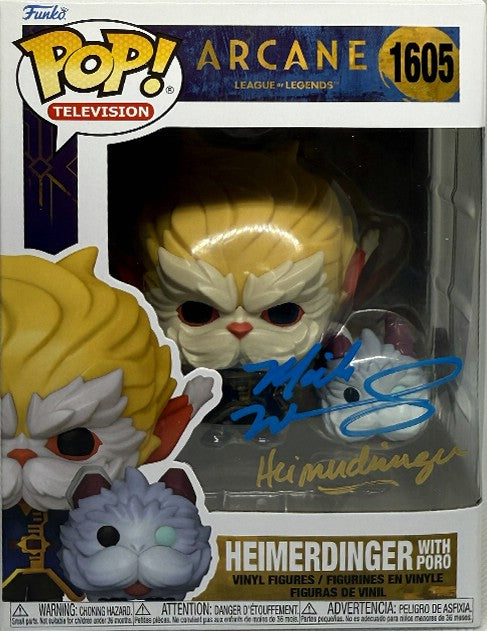 POP Vinyl - Arcane - Heimerdinger with Poro (1605) POP - Mick Wingert