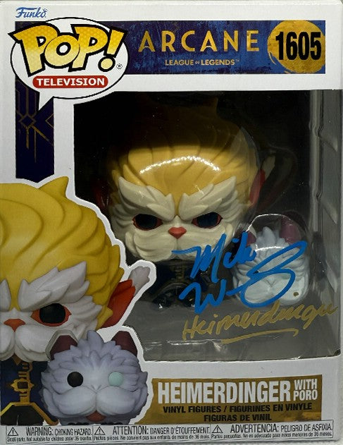 POP Vinyl - Arcane - Heimerdinger with Poro (1605) POP - Mick Wingert