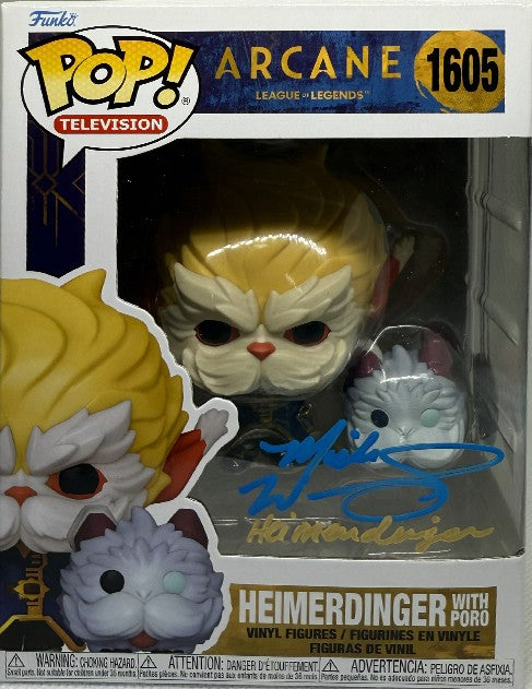 POP Vinyl - Arcane - Heimerdinger with Poro (1605) POP - Mick Wingert