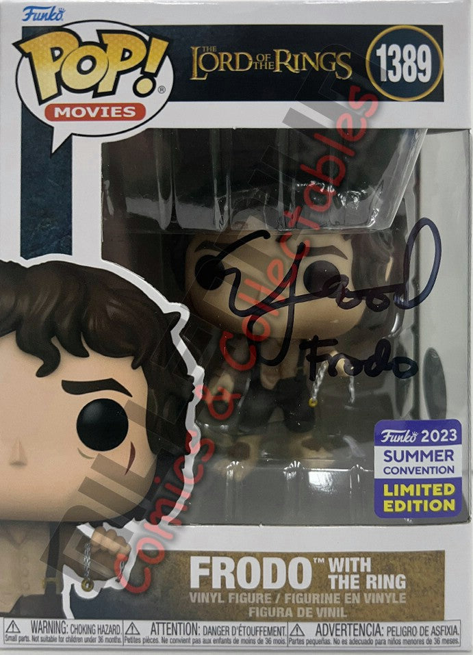 POP Vinyl - The Lord Of The Rings - Frodo with the Ring (1389) - Elijah Wood