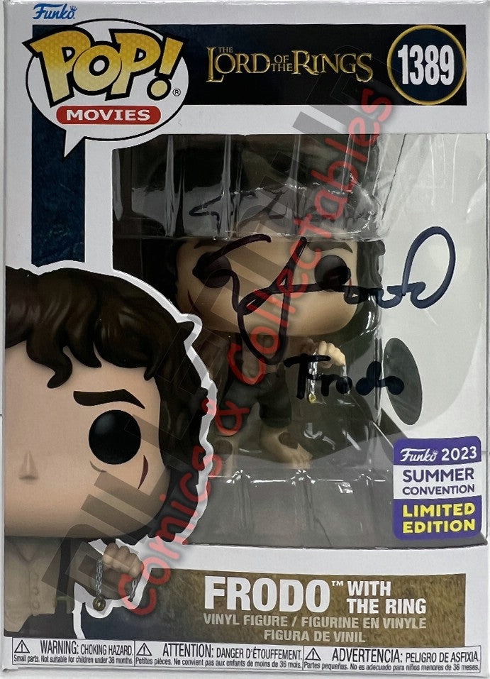 POP Vinyl - The Lord Of The Rings - Frodo with the Ring (1389) - Elijah Wood