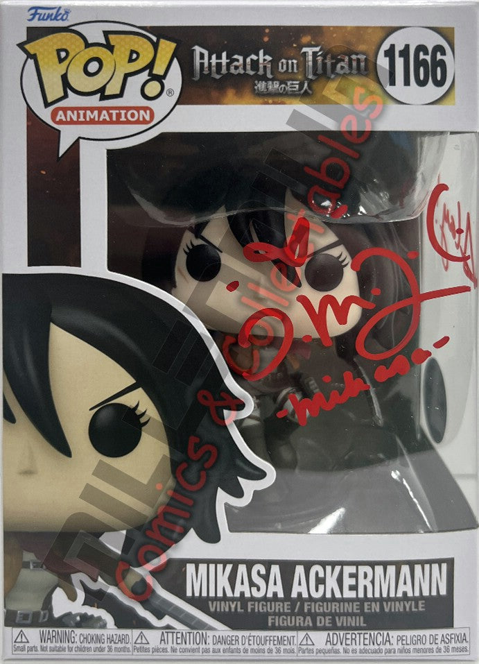 POP Vinyl - Attack On Titan - Mikasa Ackermann (1166) - Trina Nishimura