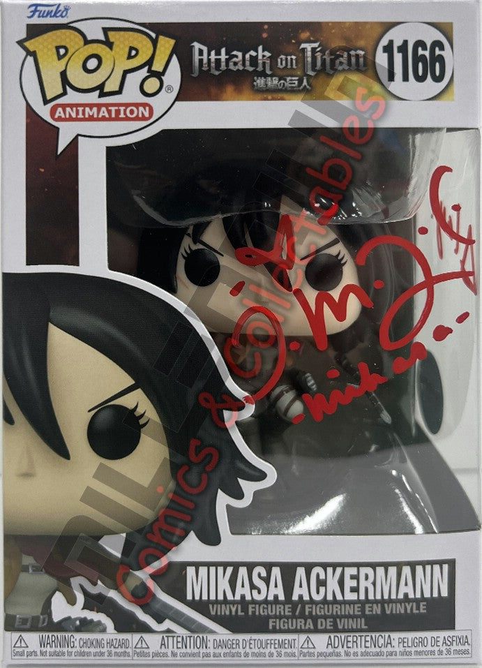 POP Vinyl - Attack On Titan - Mikasa Ackermann (1166) - Trina Nishimura