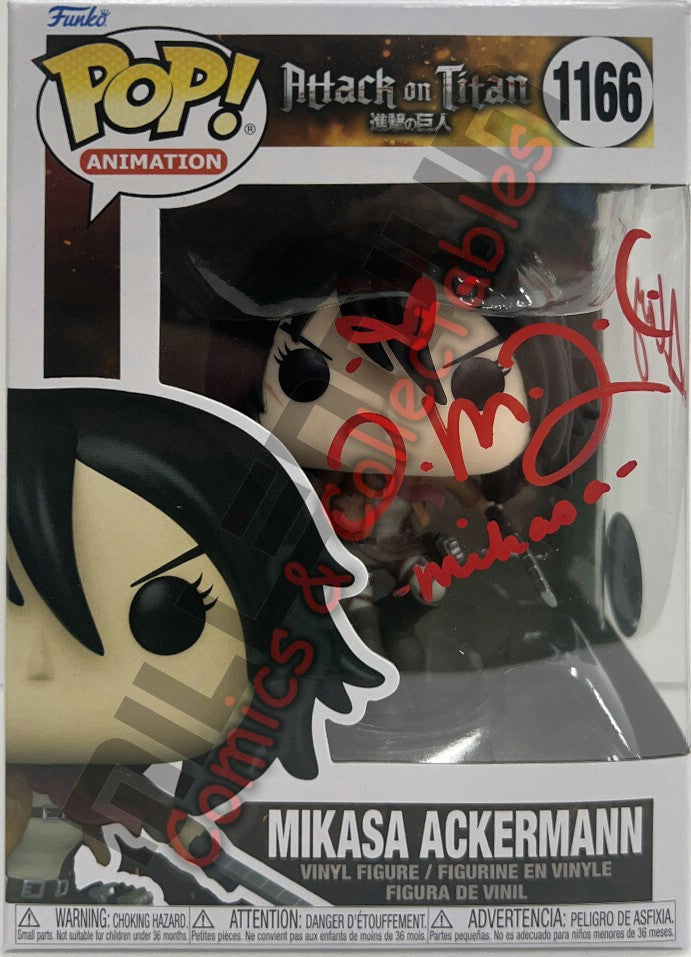 POP Vinyl - Attack On Titan - Mikasa Ackermann (1166) - Trina Nishimura