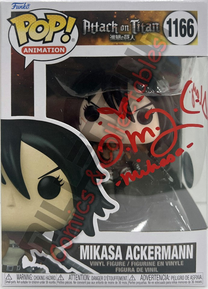 POP Vinyl - Attack On Titan - Mikasa Ackermann (1166) - Trina Nishimura