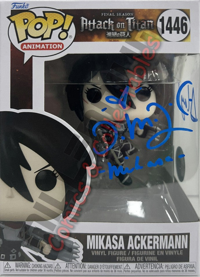 POP Vinyl - Attack On Titan (Final Seaason) - Mikasa Ackermann (1446) - Trina Nishimura