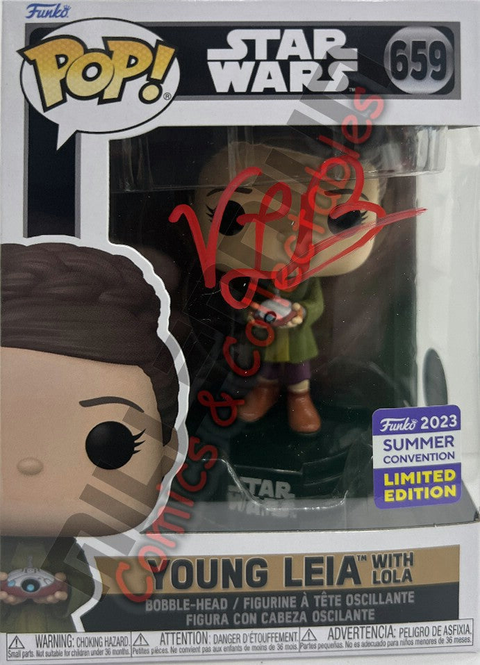 POP Vinyl - Star Wars - Young Leia With Lola (659) - Vivien Lyra Blair