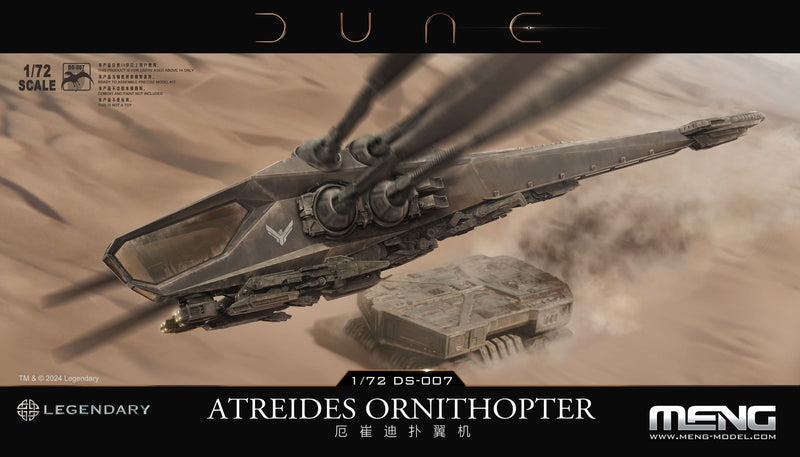 Meng - Dune - 1/72 Atreides Ornithopter Plastic Model Kit