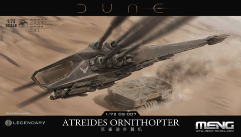 Meng - Dune - 1/72 Atreides Ornithopter Plastic Model Kit