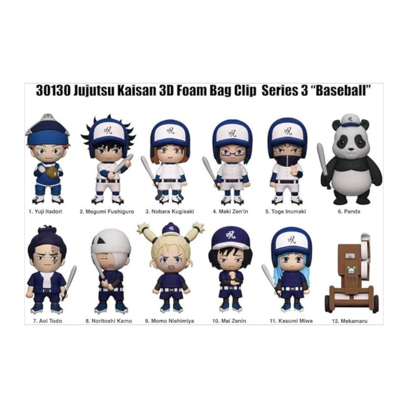 Jujutsu Kaisen - 3D PVC Bag Clips Blind Bag (Series 3)