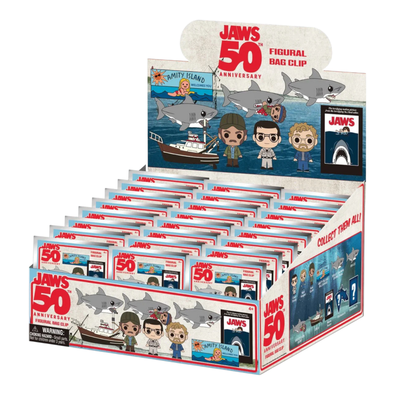 Jaws - Jaws 50th Ann Bag Clip Blind Bag 24ct CDU