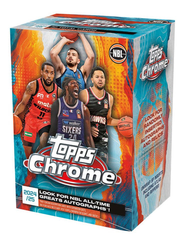2024-25 Topps Chrome NBL Basketball Value Blaster Box