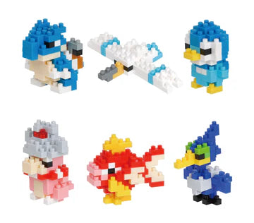 Nanoblock - Mini Pokemon Box - Water Type