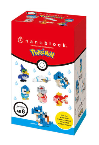 Nanoblock - Mini Pokemon Box - Water Type