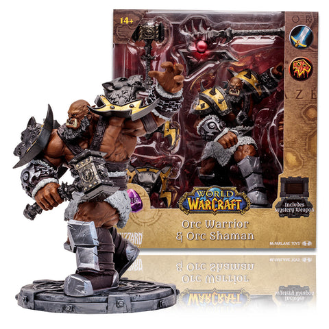 World Of Warcraft 6" figure  - Orc: Shaman / Warrior (Epic)