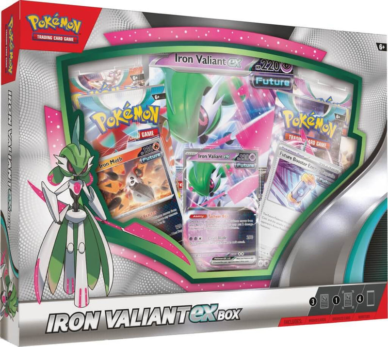 Pokemon TCG Roaring Moon/ Iron Valiant ex Box