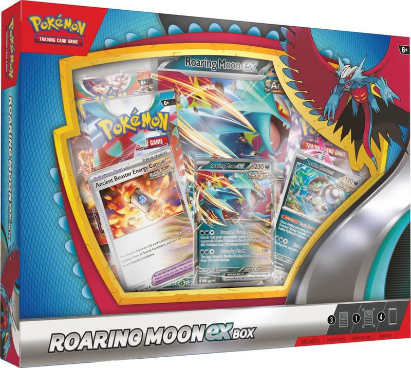 Pokemon TCG Roaring Moon/ Iron Valiant ex Box