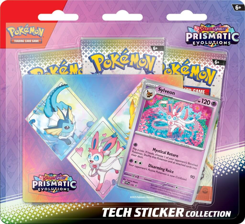 POKEMON TCG - Scarlet & Violet 8.5 Prismatic Evolutions Tech Sticker Collection