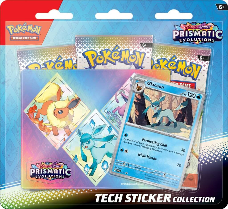 POKEMON TCG - Scarlet & Violet 8.5 Prismatic Evolutions Tech Sticker Collection