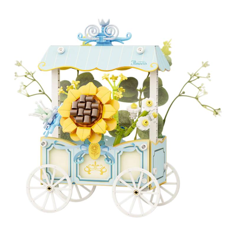 Flower Series - Sunflower Cart (265 Piece Kit)