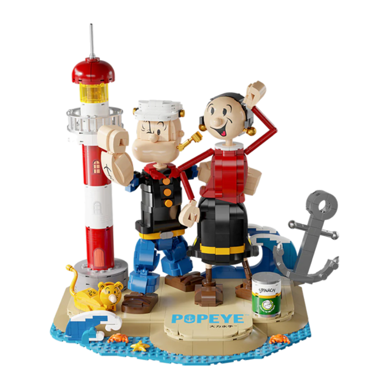 Popeye - Popeye w/Olive Figure Set (1209pcs)