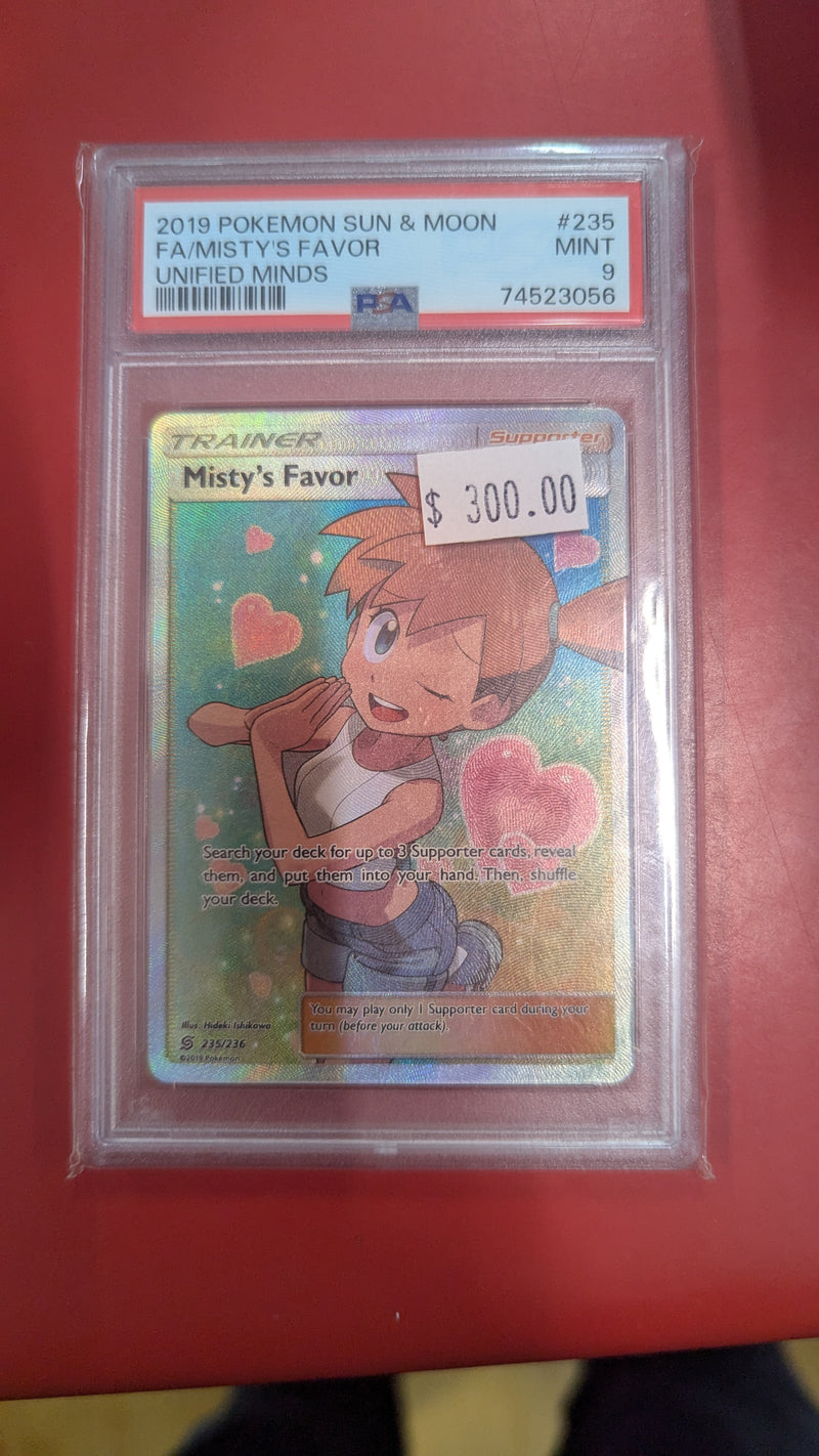 Pokemon Sun & Moon - Misty's Favor (235/236) Graded PSA 9