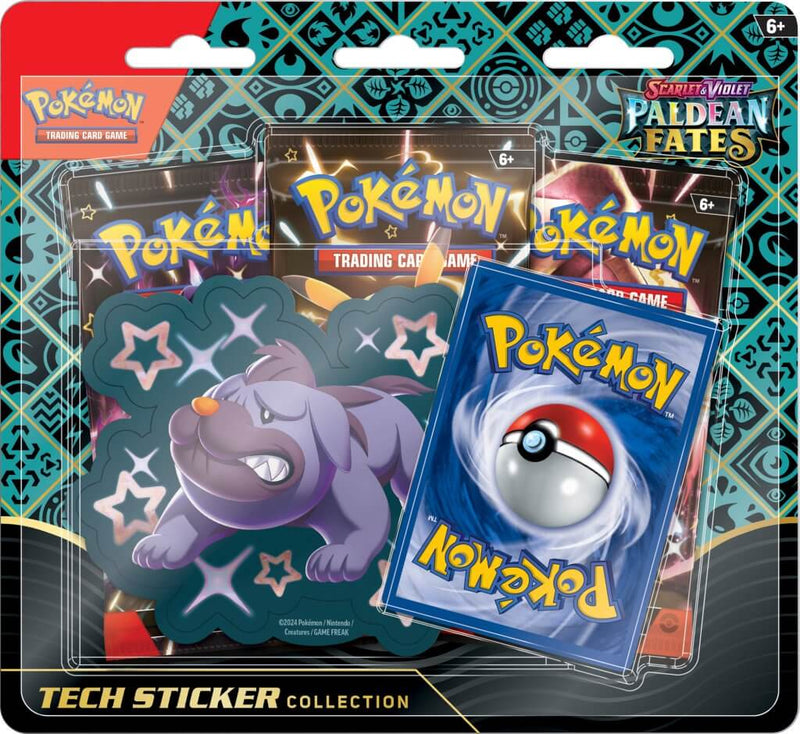 POKEMON TCG - Scarlet & Violet 4.5 Paldean Fates Tech Sticker Blister