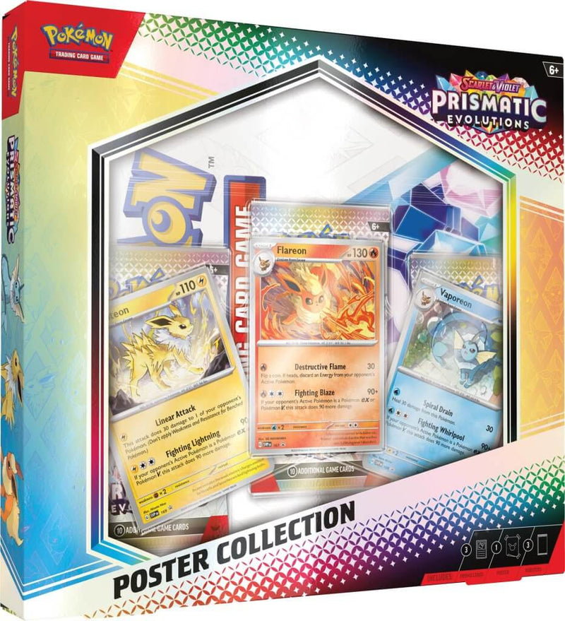 POKEMON TCG - Scarlet & Violet 8.5 Prismatic Evolutions Poster Collection