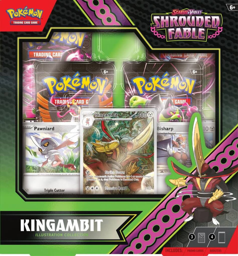 POKEMON TCG - Scarlet & Violet 6.5 Shrouded Fable Kingambit Illustration Collection