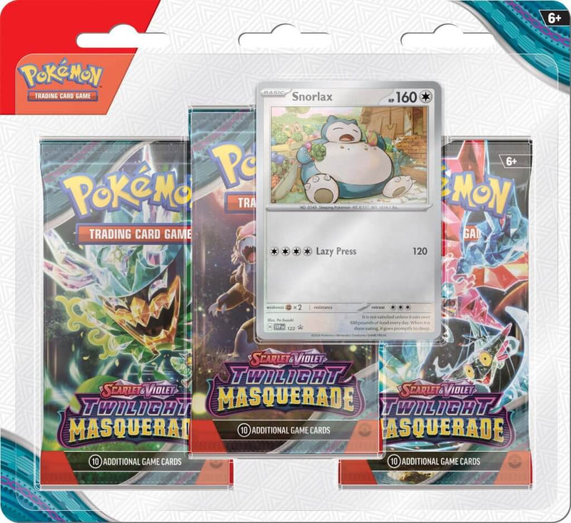 POKEMON TCG - Scarlet & Violet 6 Twilight Masquerade Three Booster Blister