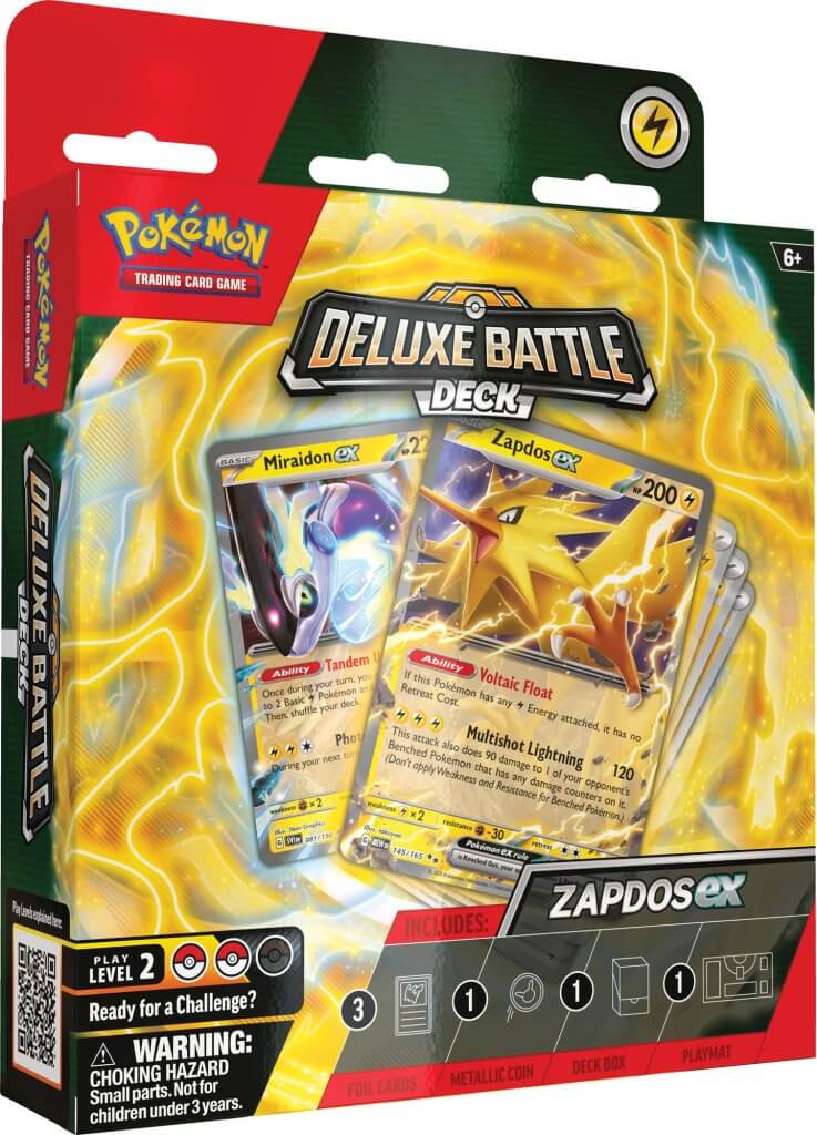 Pokemon TCG - Ninetales ex & Zapdos ex Deluxe Battle Deck