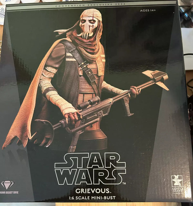 Star Wars™ - Grievous™ (Warlord) 1/6th Scale Mini Bust - SDCC 2024 Exclusive - Display