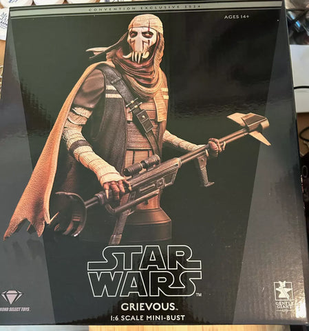 Star Wars™ - Grievous™ (Warlord) 1/6th Scale Mini Bust - SDCC 2024 Exclusive - Display